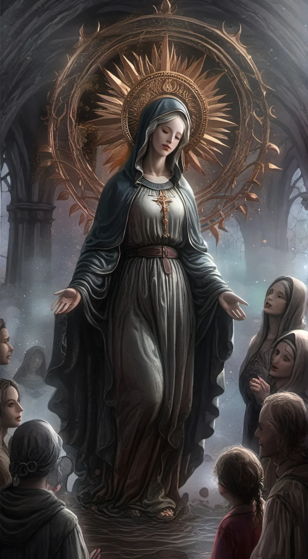 ai character: Mary  background