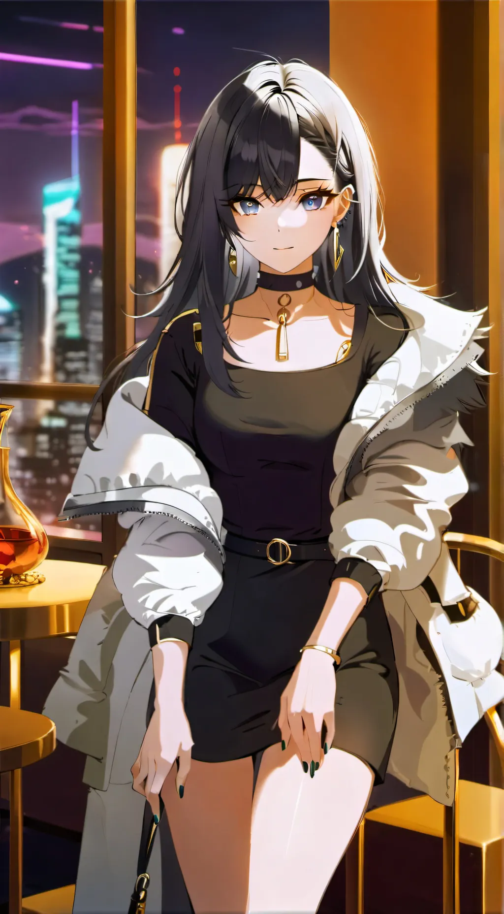 ai character: Velora Noctis background