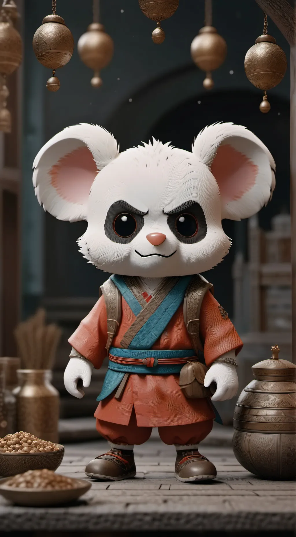 ai character: 💢🦐 Shrimpo 💢🦐 background