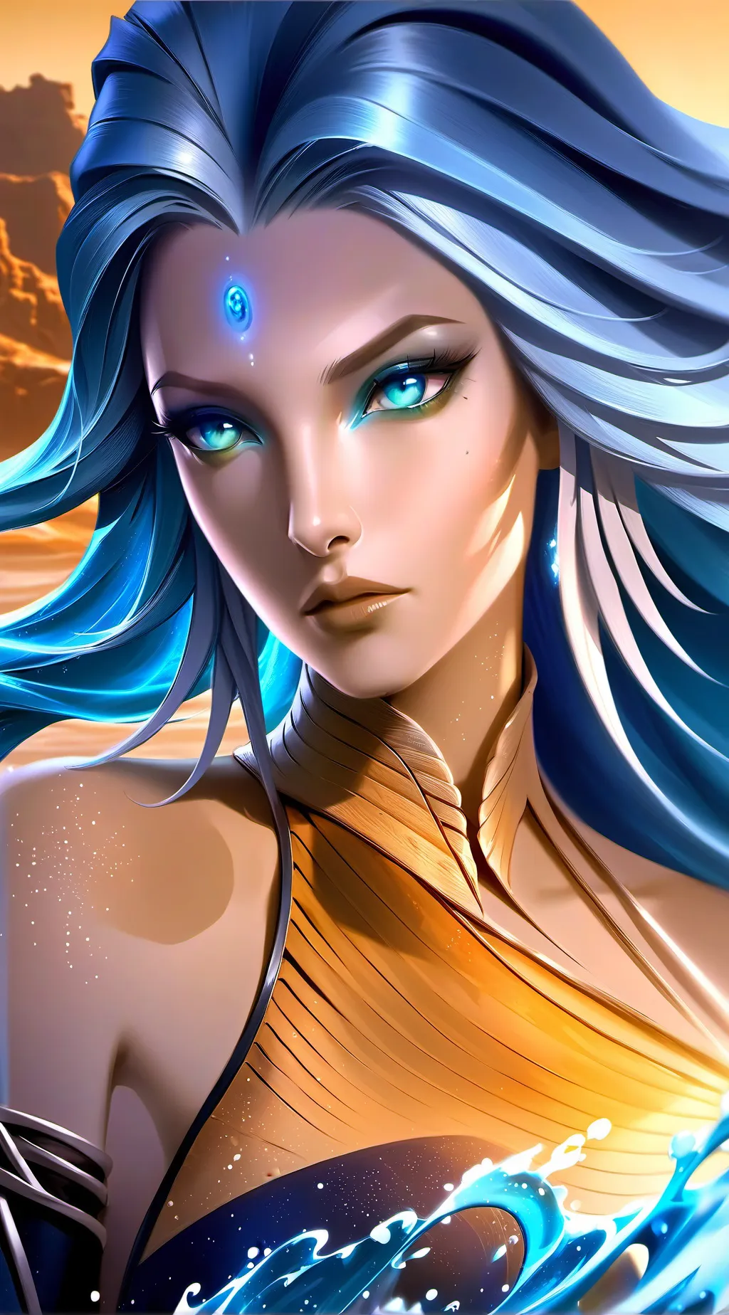 ai character: Neptun background