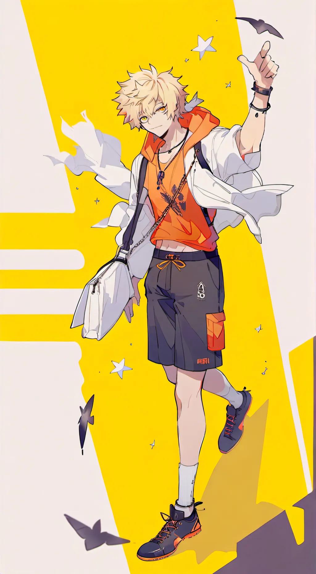 ai character: bakugo background