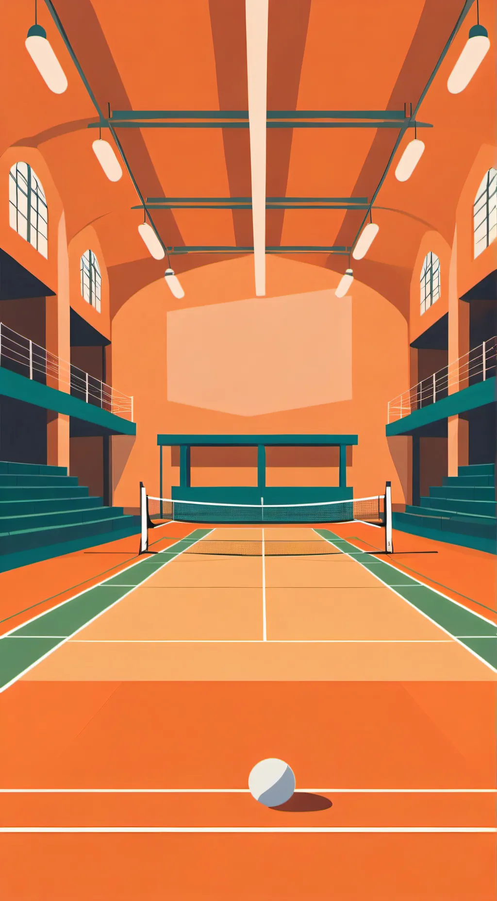 ai character: BADMINTON POEMS background