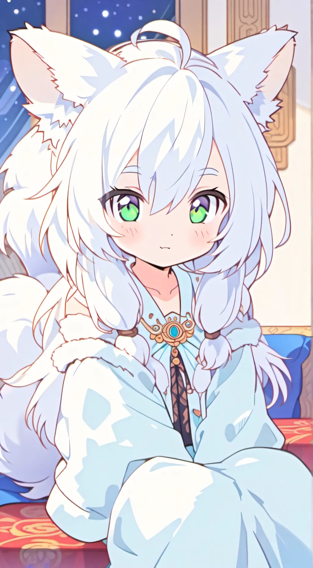 ai character: lynx background