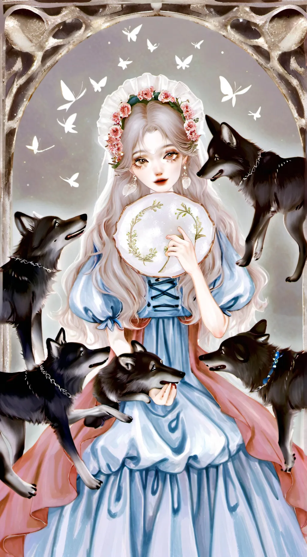 ai character: Sadie Google  background