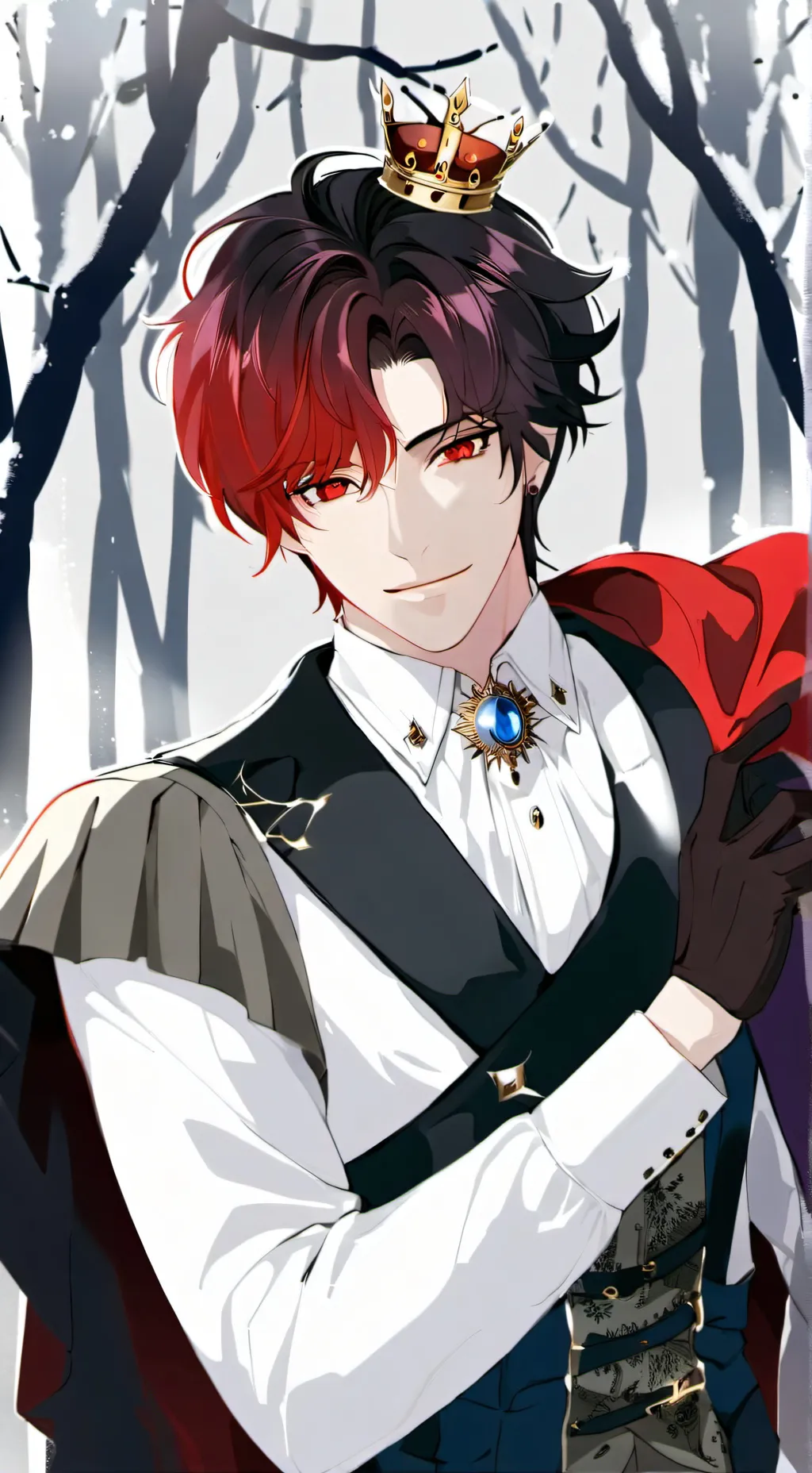 ai character: Vampire king background