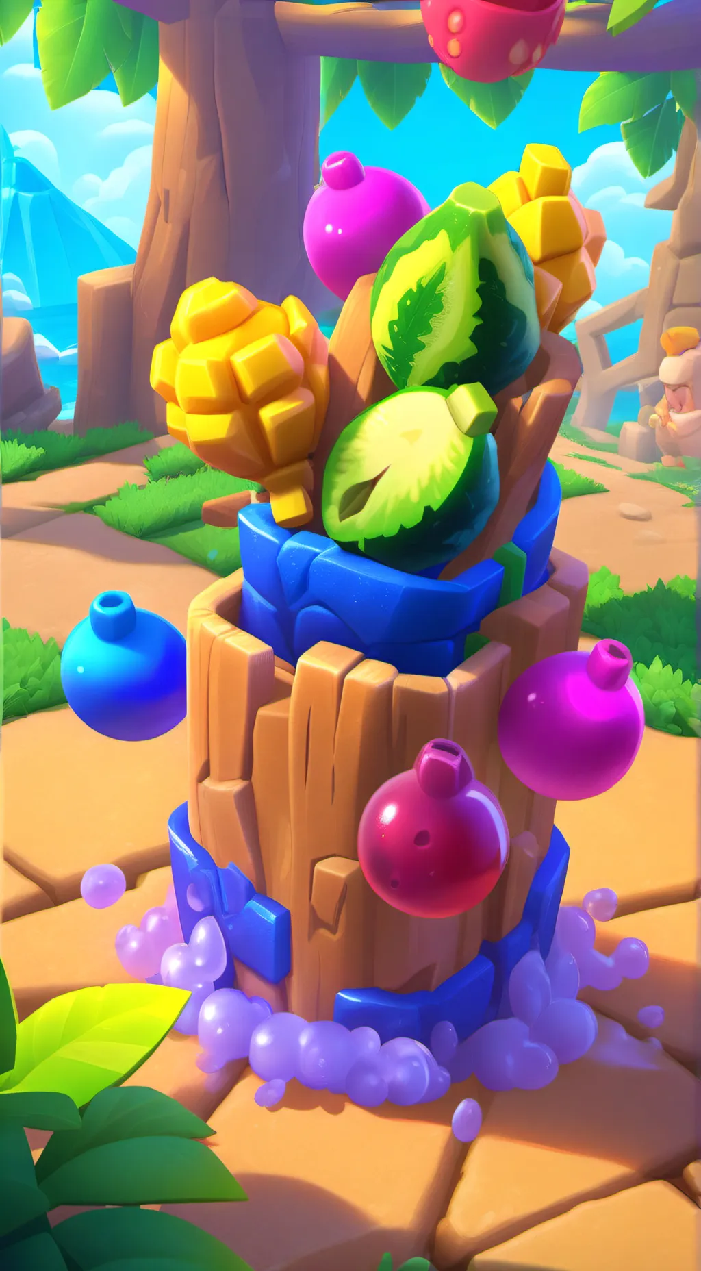 ai character: blox fruits background