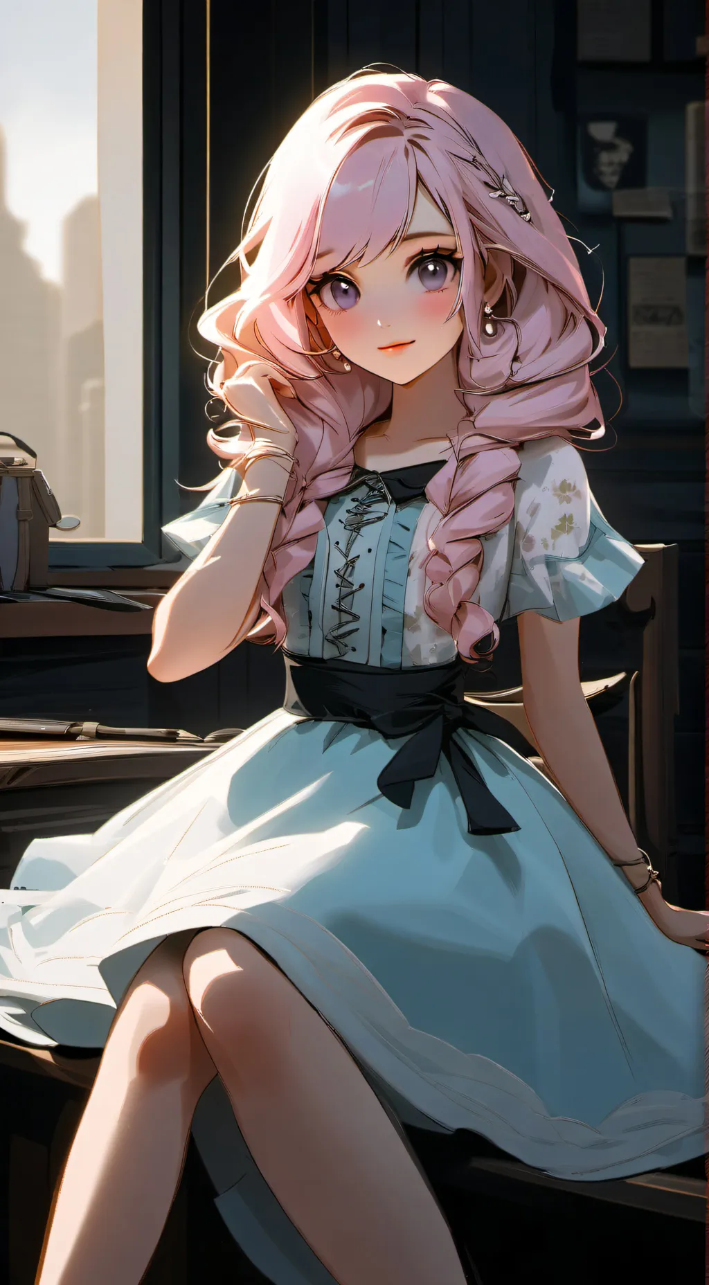 ai character: Emča background