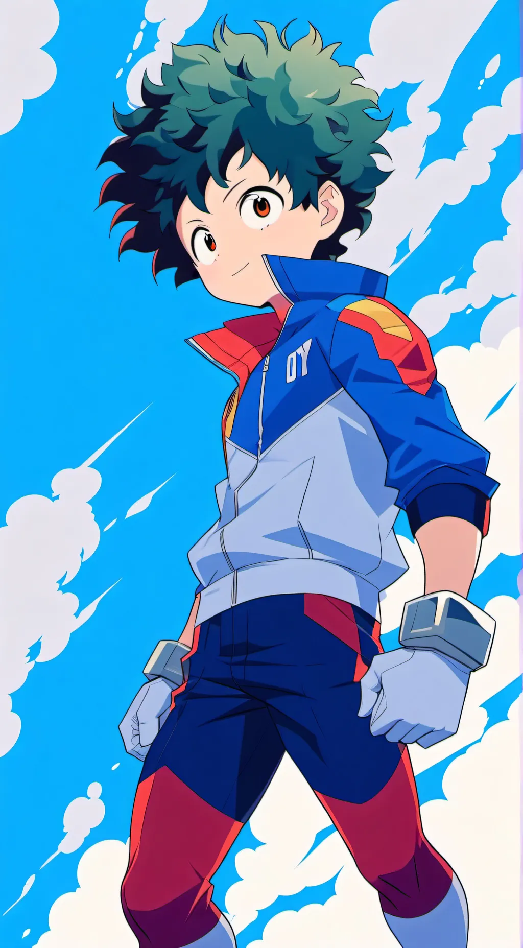 ai character: pro hero's  background