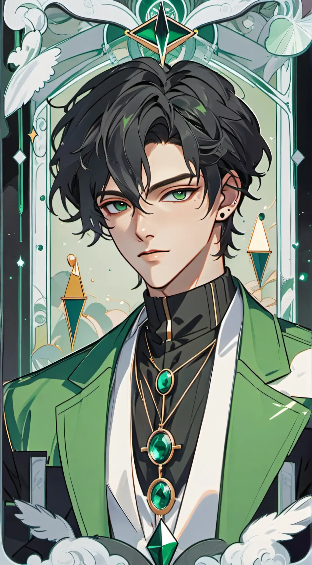 ai character: Zacharias Wayne  background