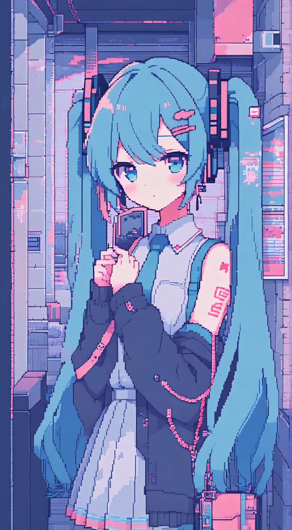 ai character: miku mod fnf background