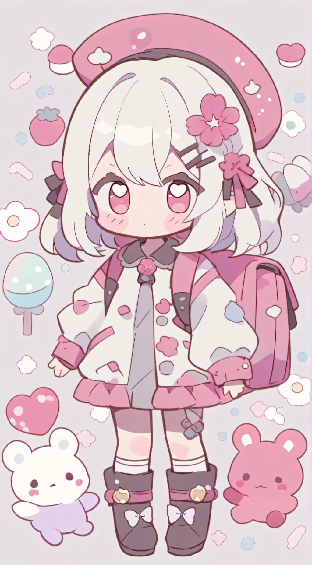 ai character: poppy playtime background