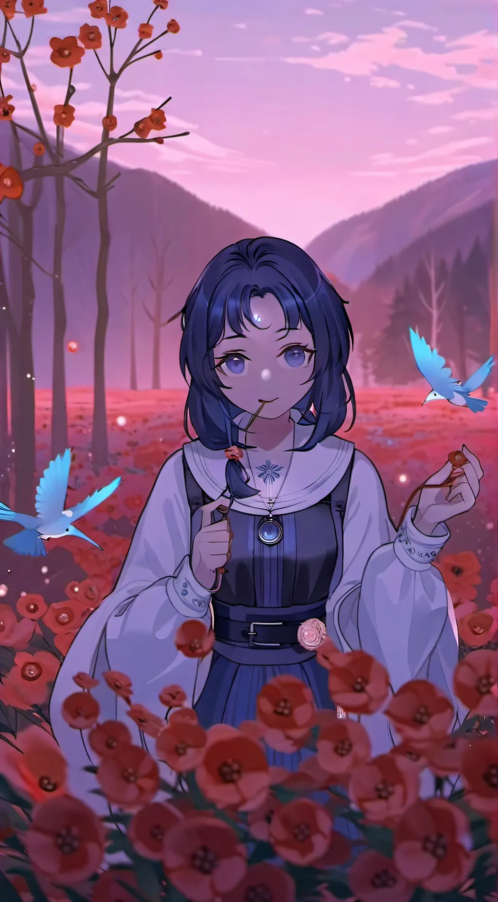 ai character: мила тяян background