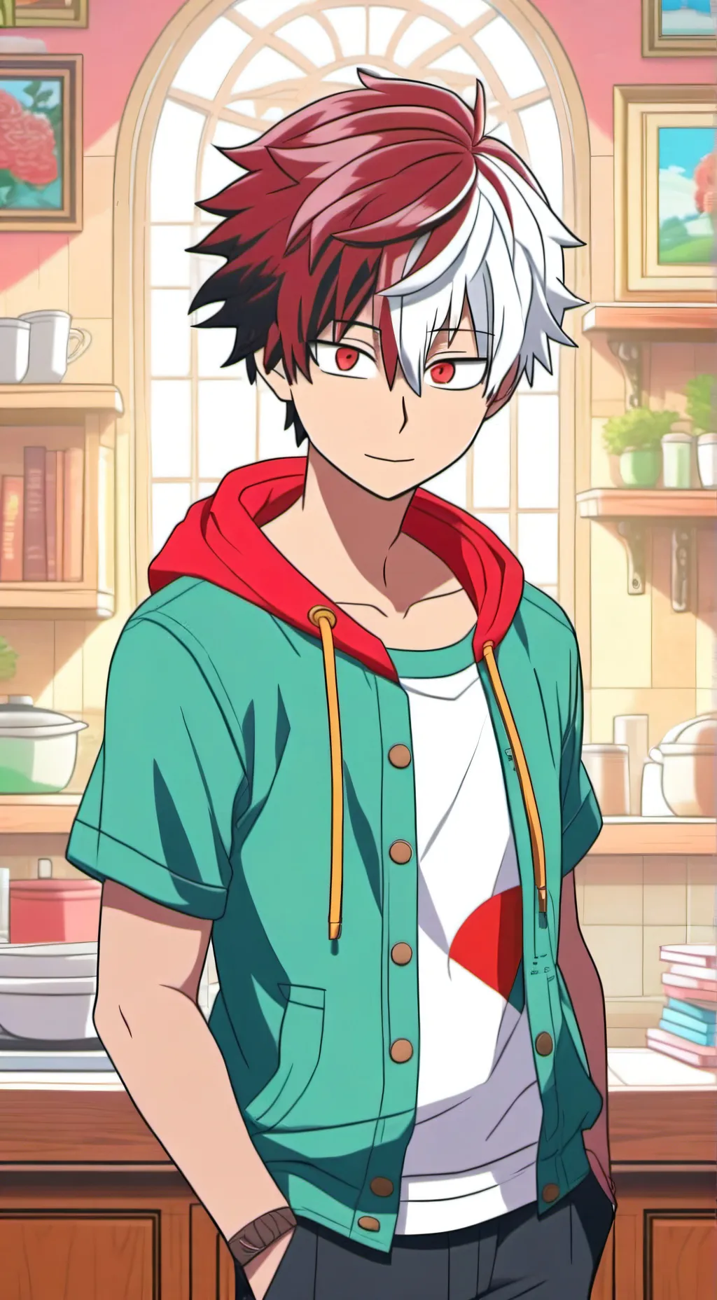 ai character: MHA tickle trainin background