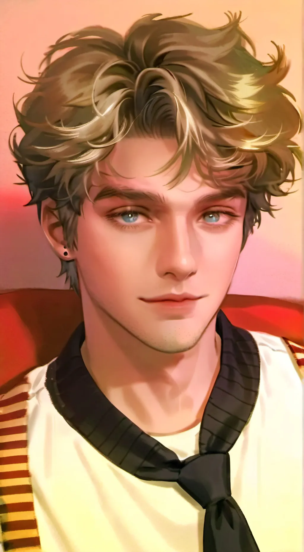 ai character: baby chester  background