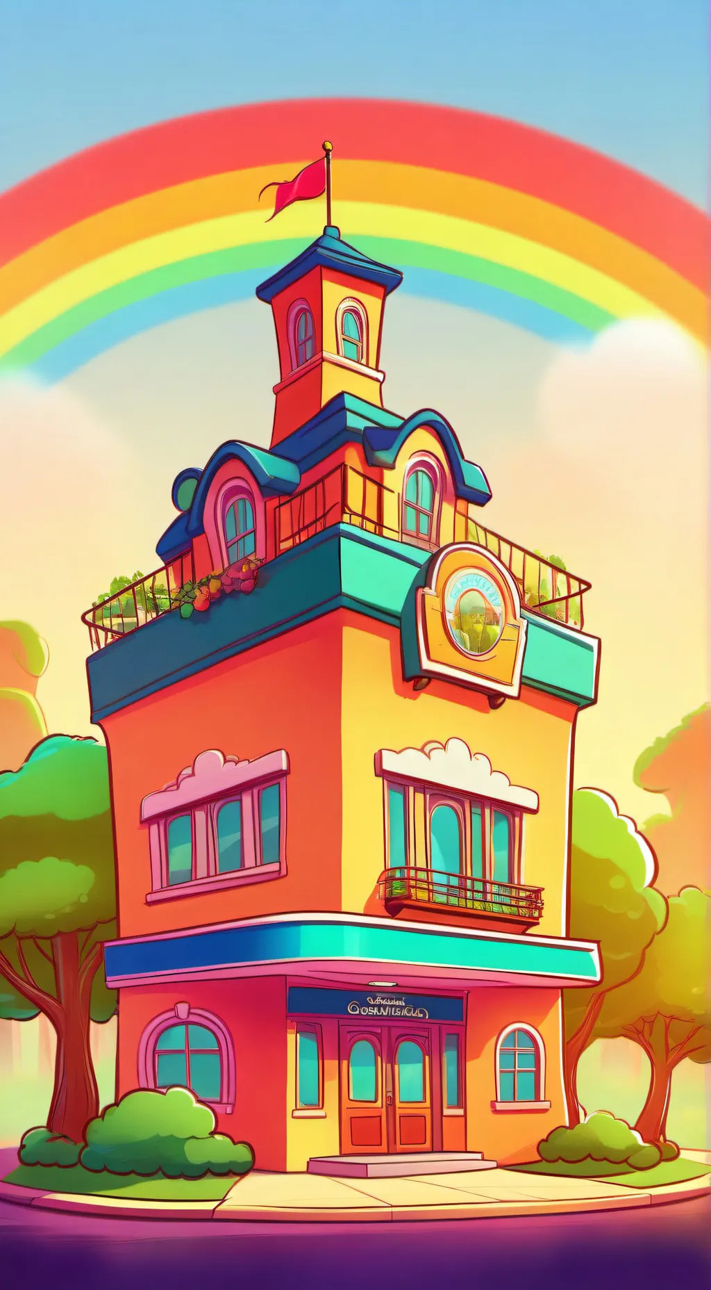 ai character: Dandy's world! background