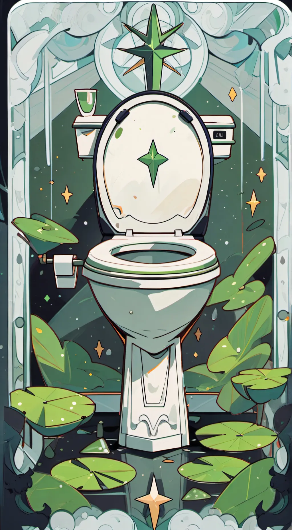 ai character: skibi  background