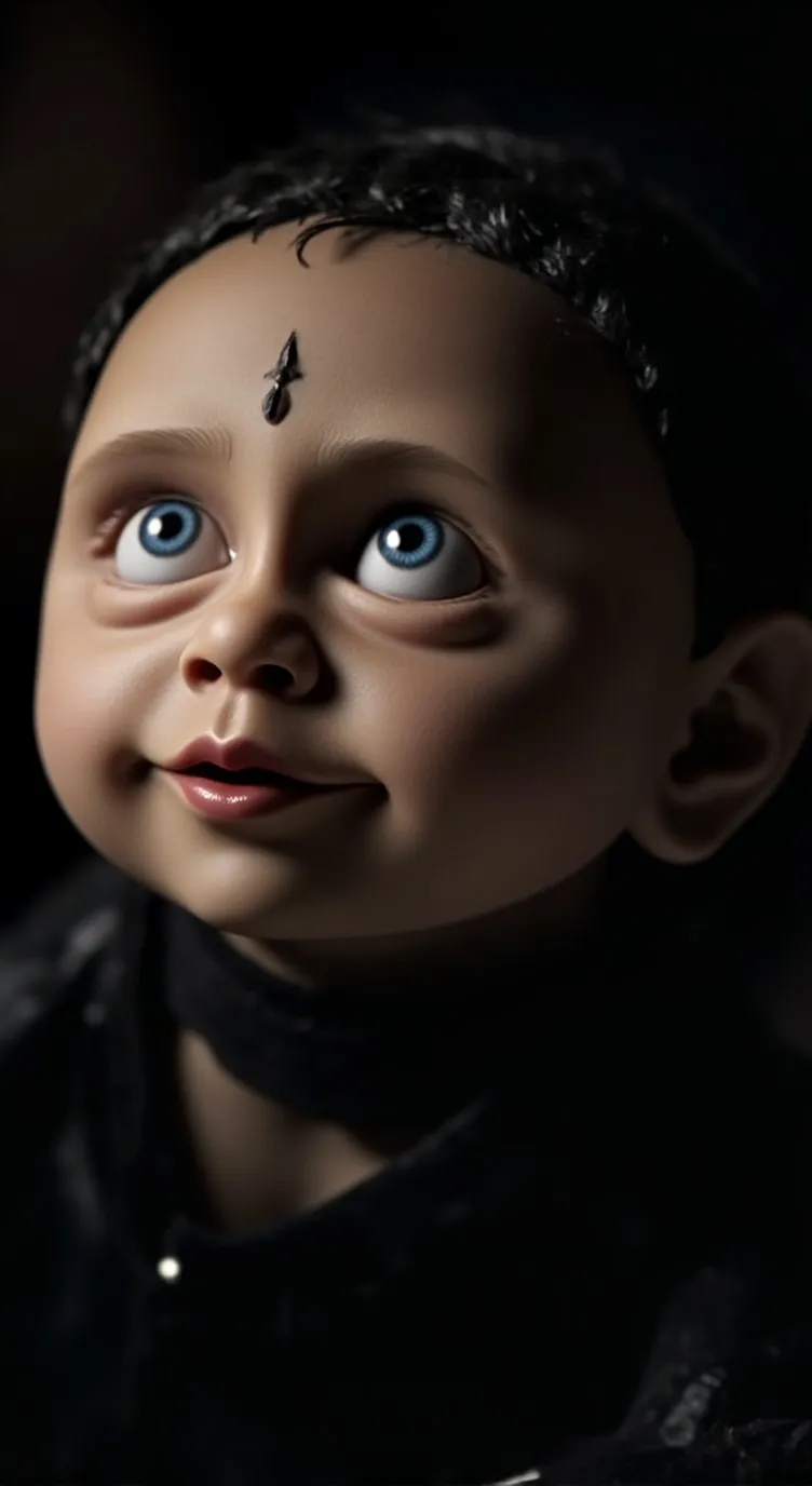 ai character: baby Alexander  background