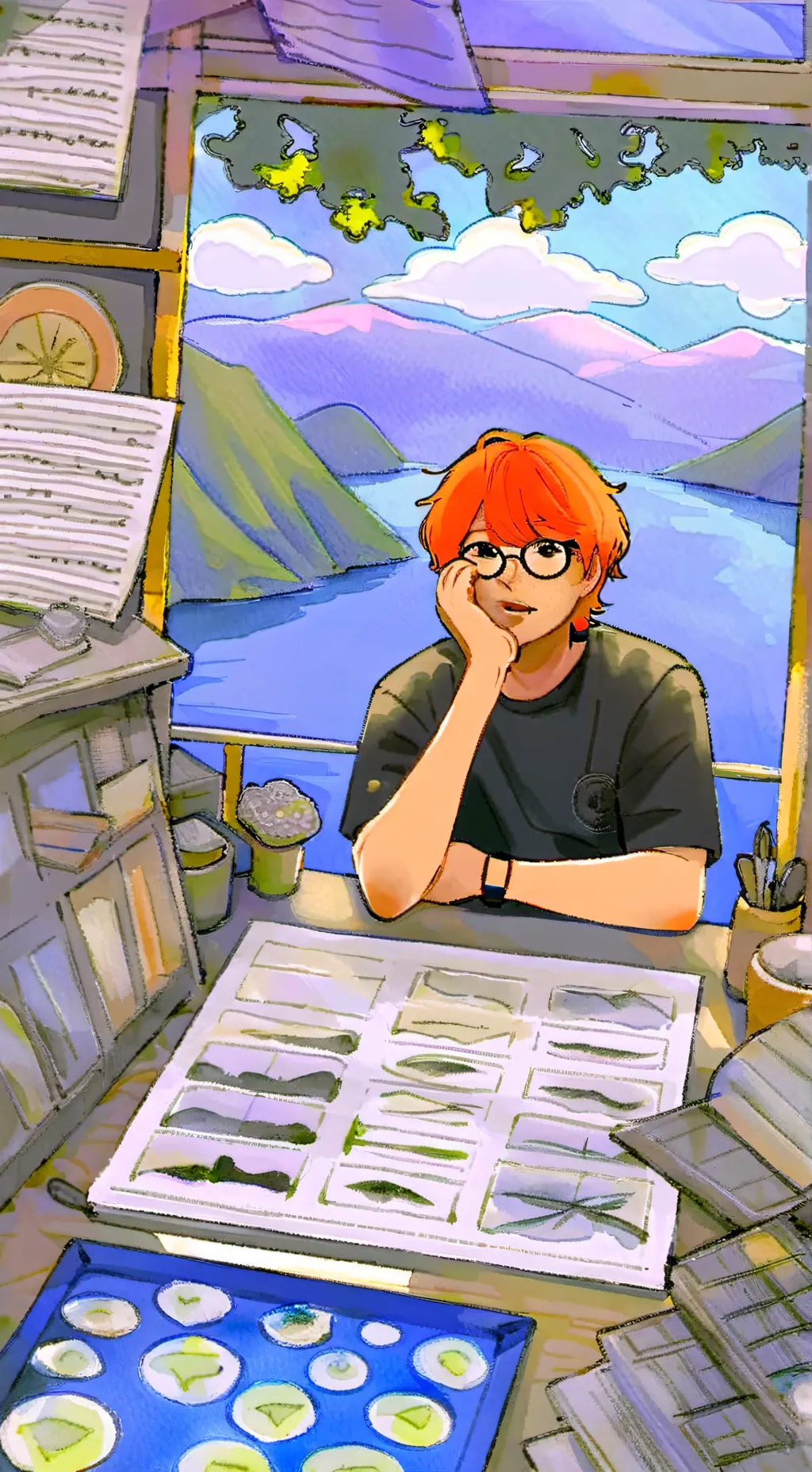 ai character: YURI background