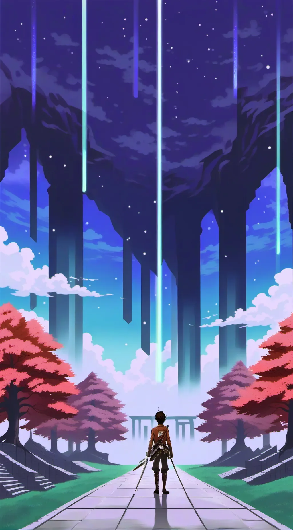 ai character: Attack on Titan background