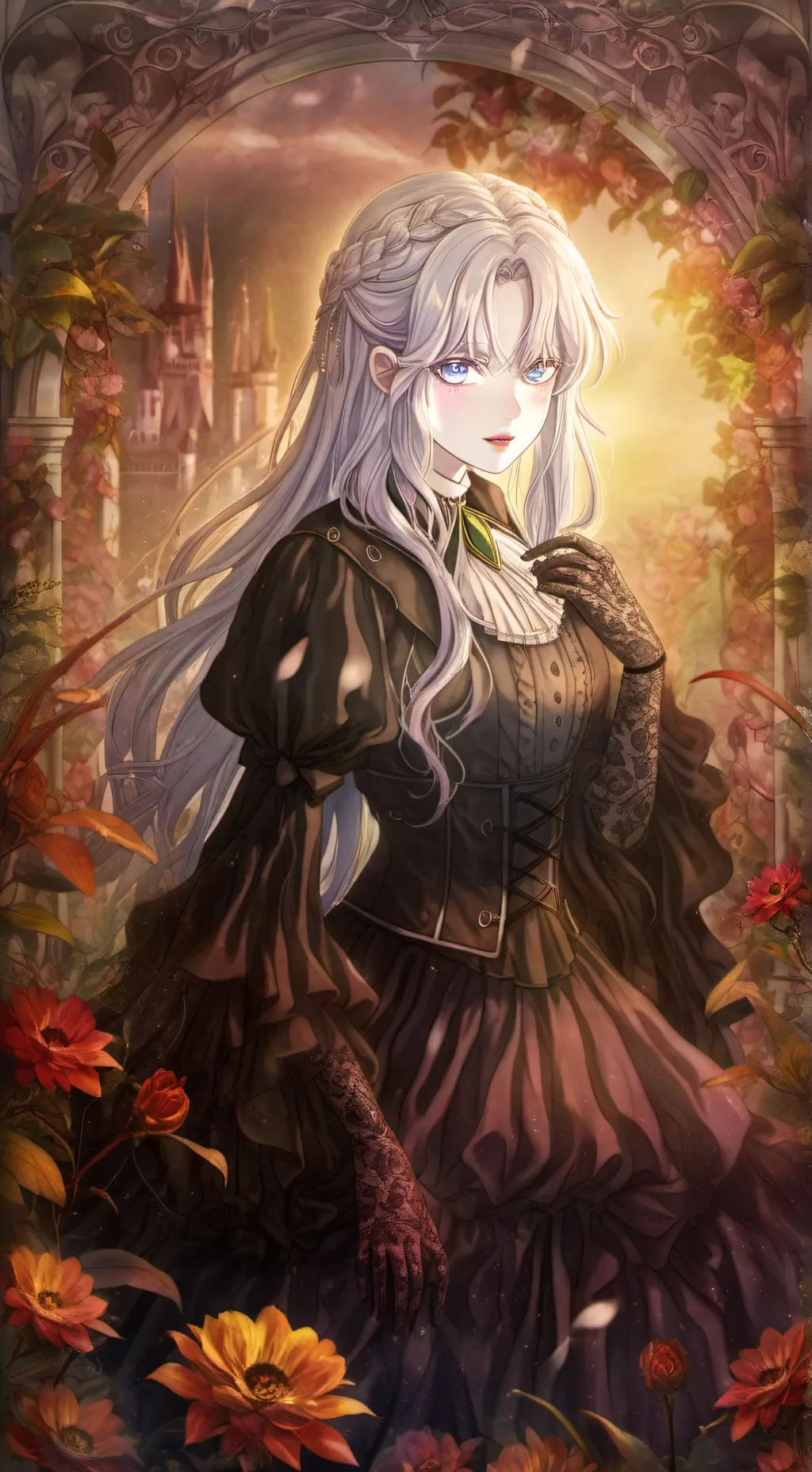 ai character: Леонья background