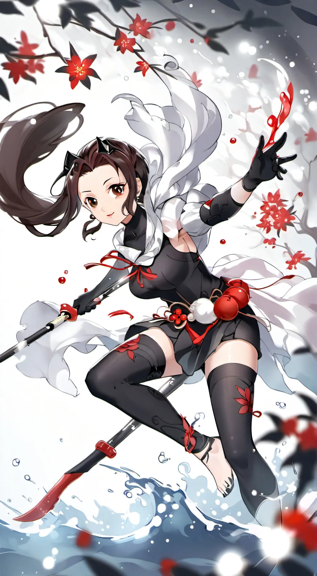 ai character: yo y tanjiro background