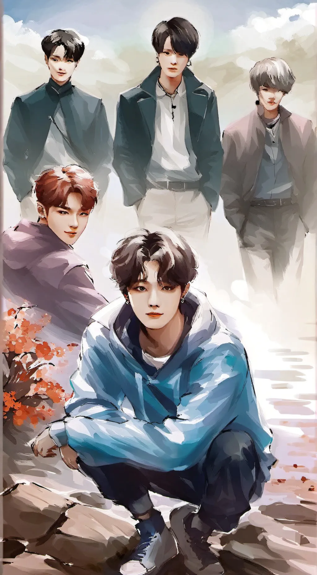 ai character: SKZ background