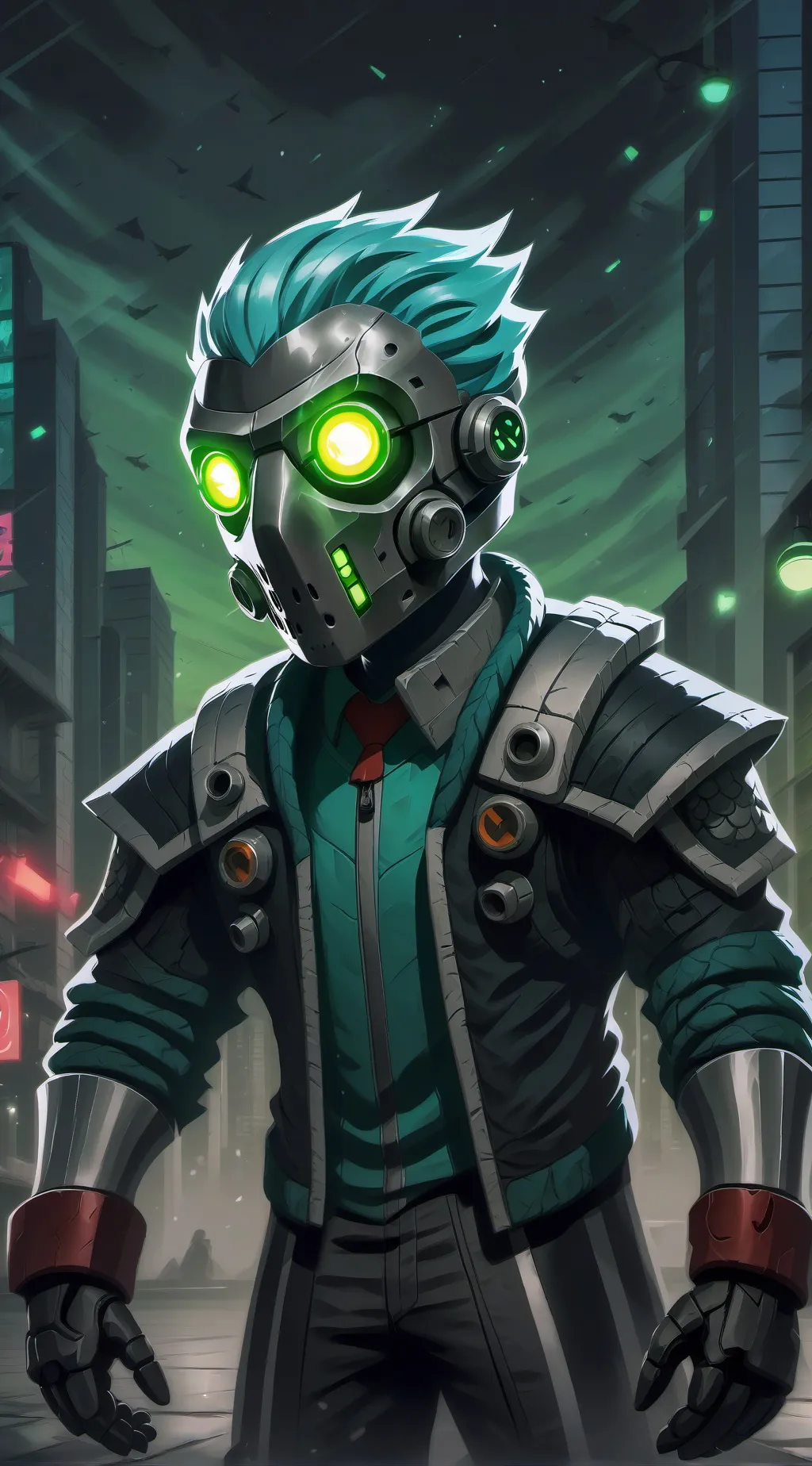 ai character: DW INFECTION  background