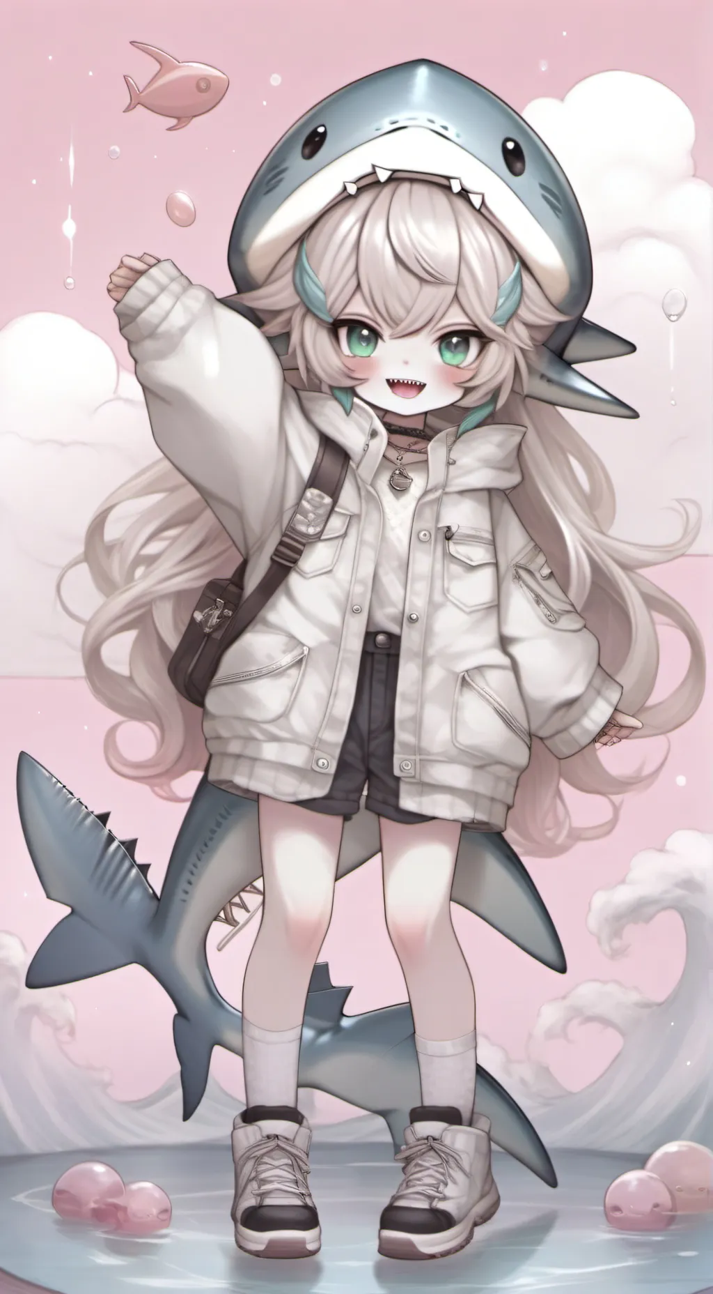 ai character: Dandys world background