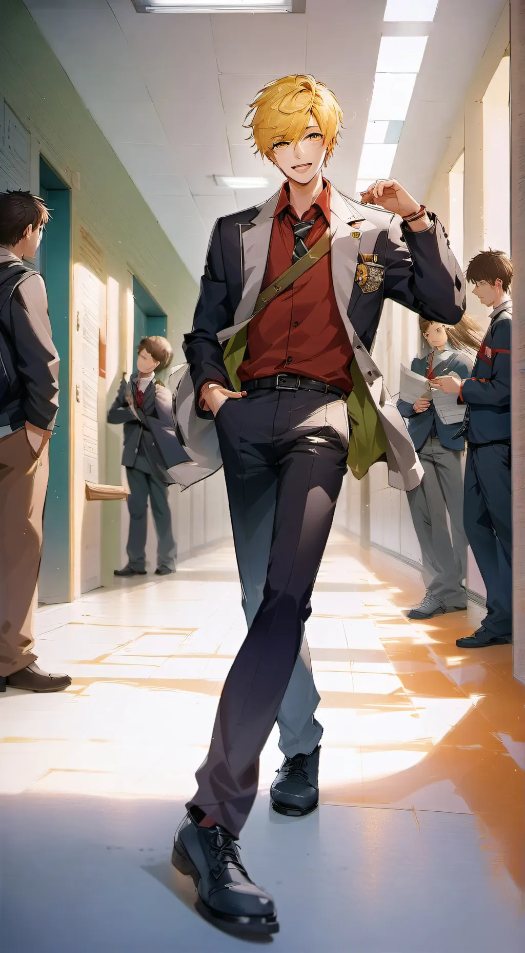 ai character: Kieran Richardson  background