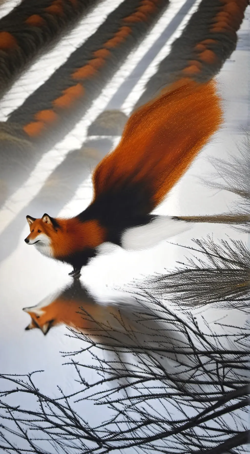 ai character: fox background