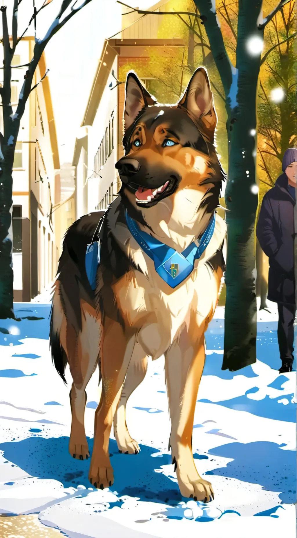 ai character: Loki and the Karen background