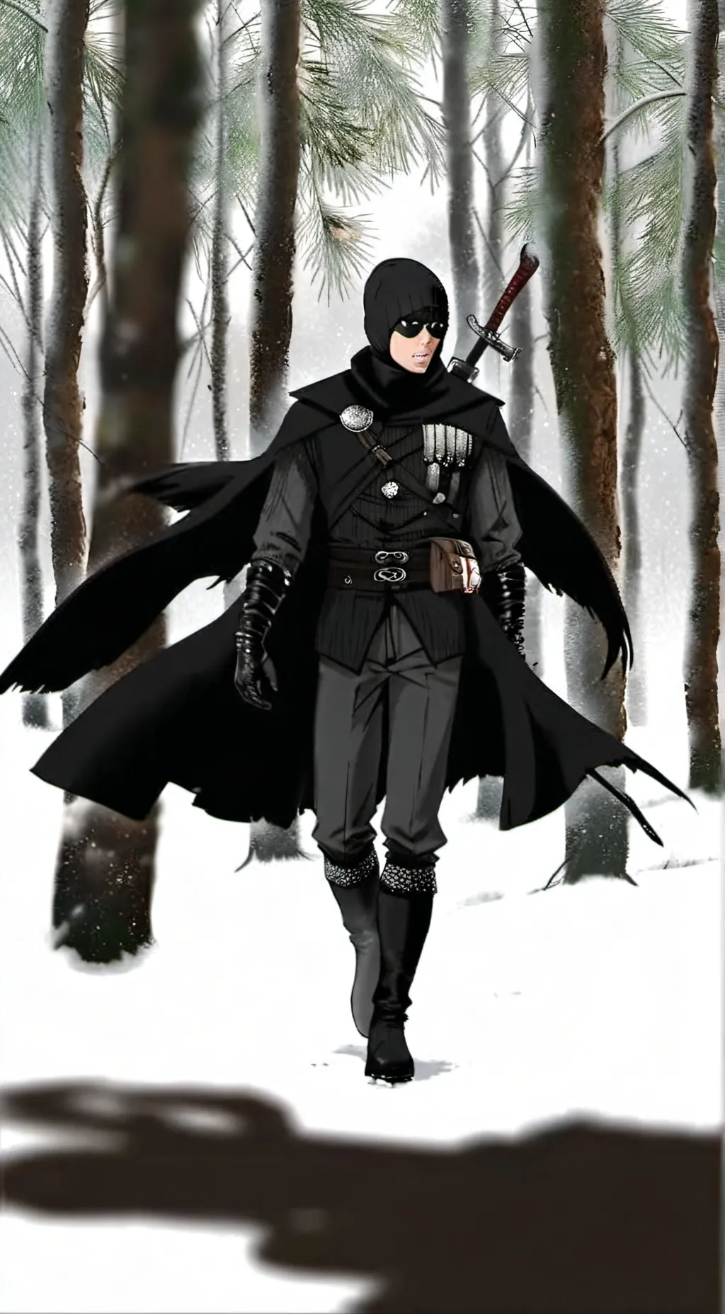 ai character: Арсений background