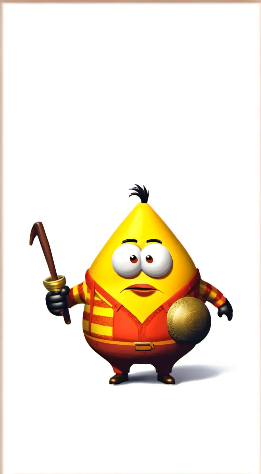 ai character: laugh background