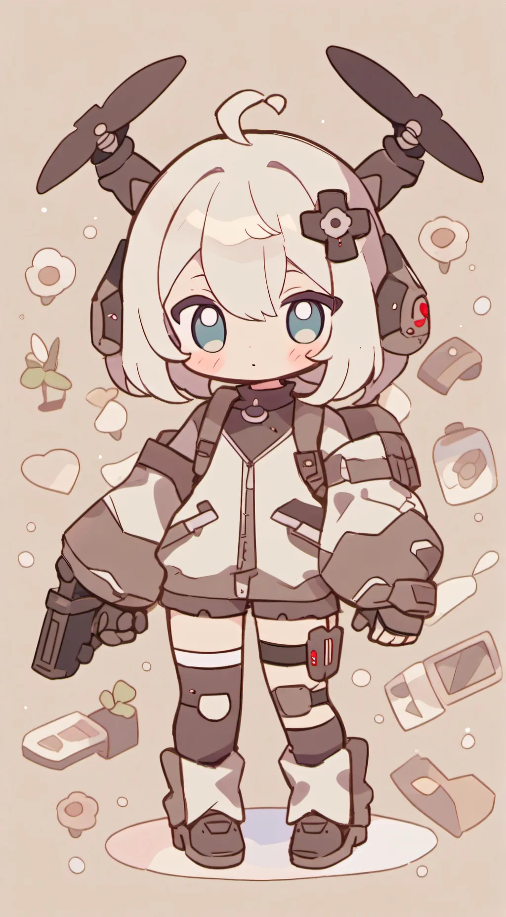 ai character: Murder Drones  background