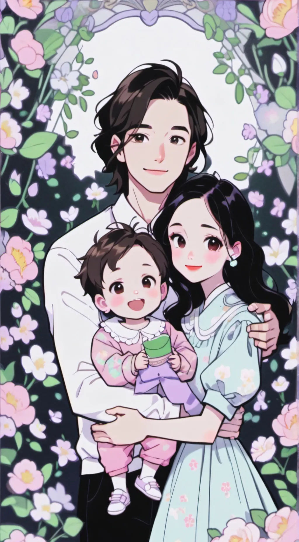 ai character: Karol y feid  background