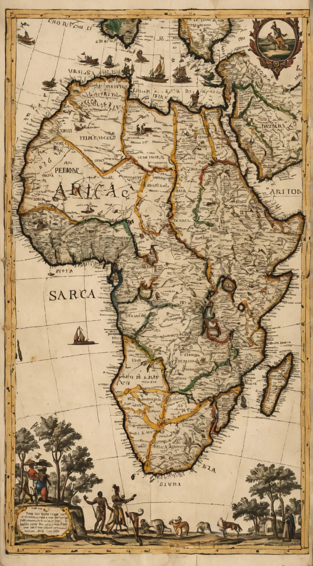 ai character: Africa CH🌍 background