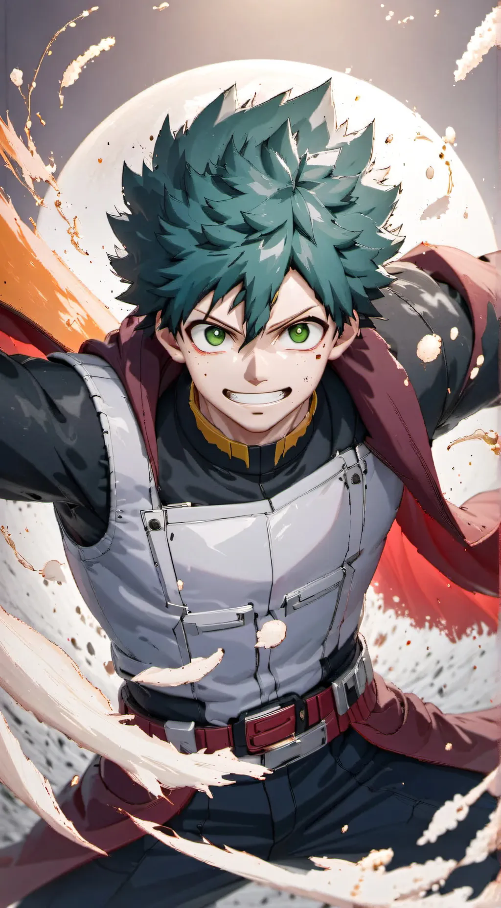 ai character: mha puppy eyes background