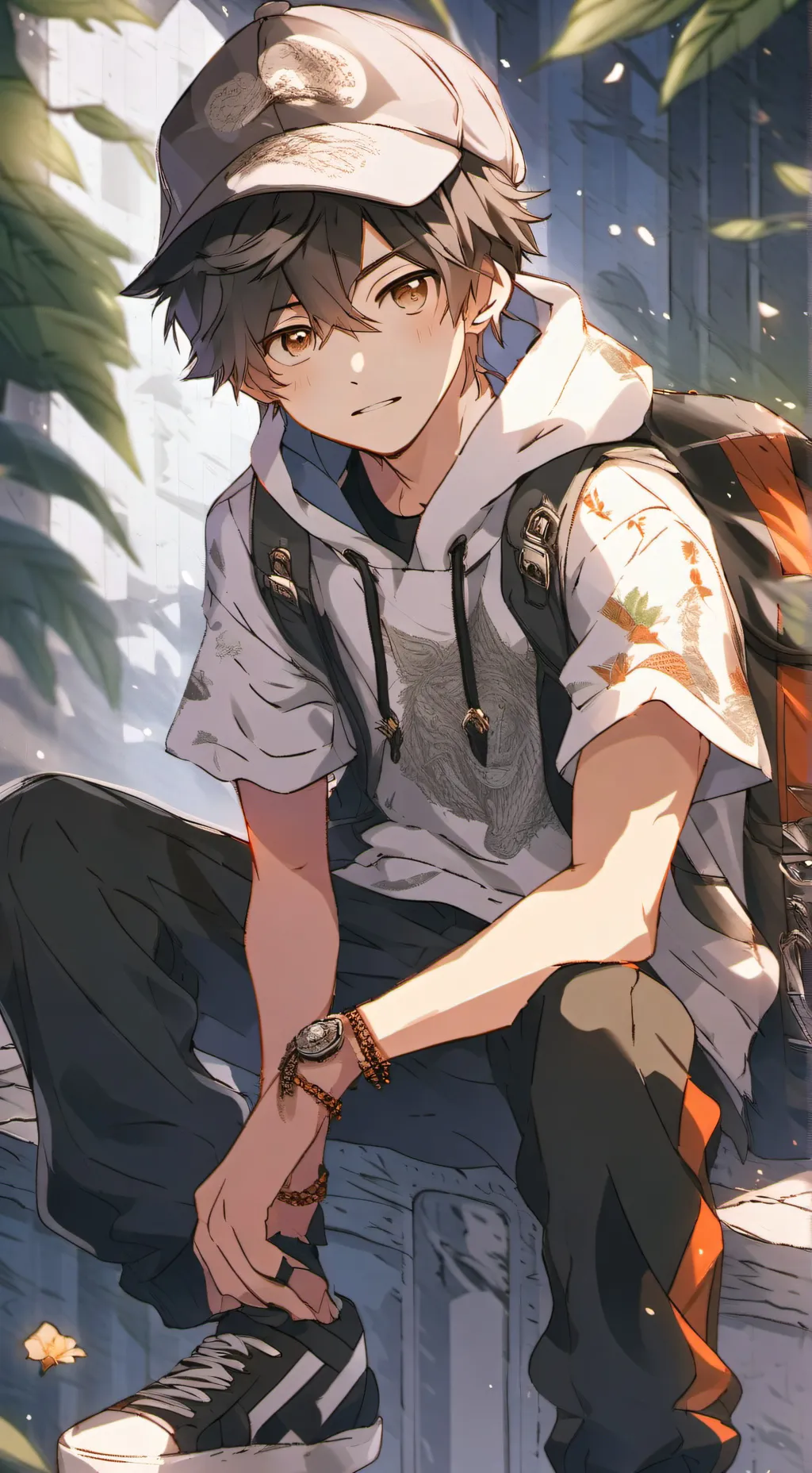 ai character: Enzo  background