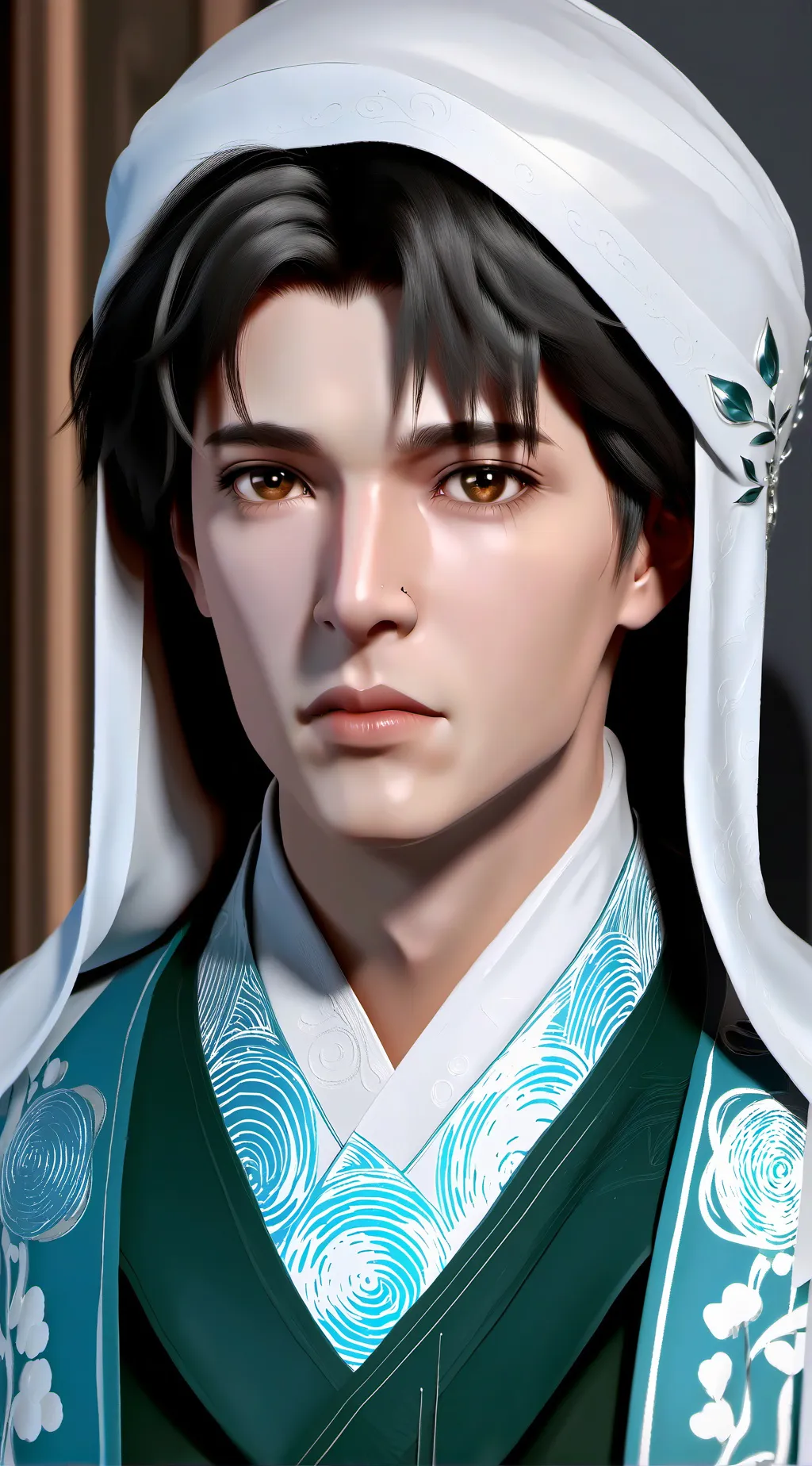 ai character: aaron background