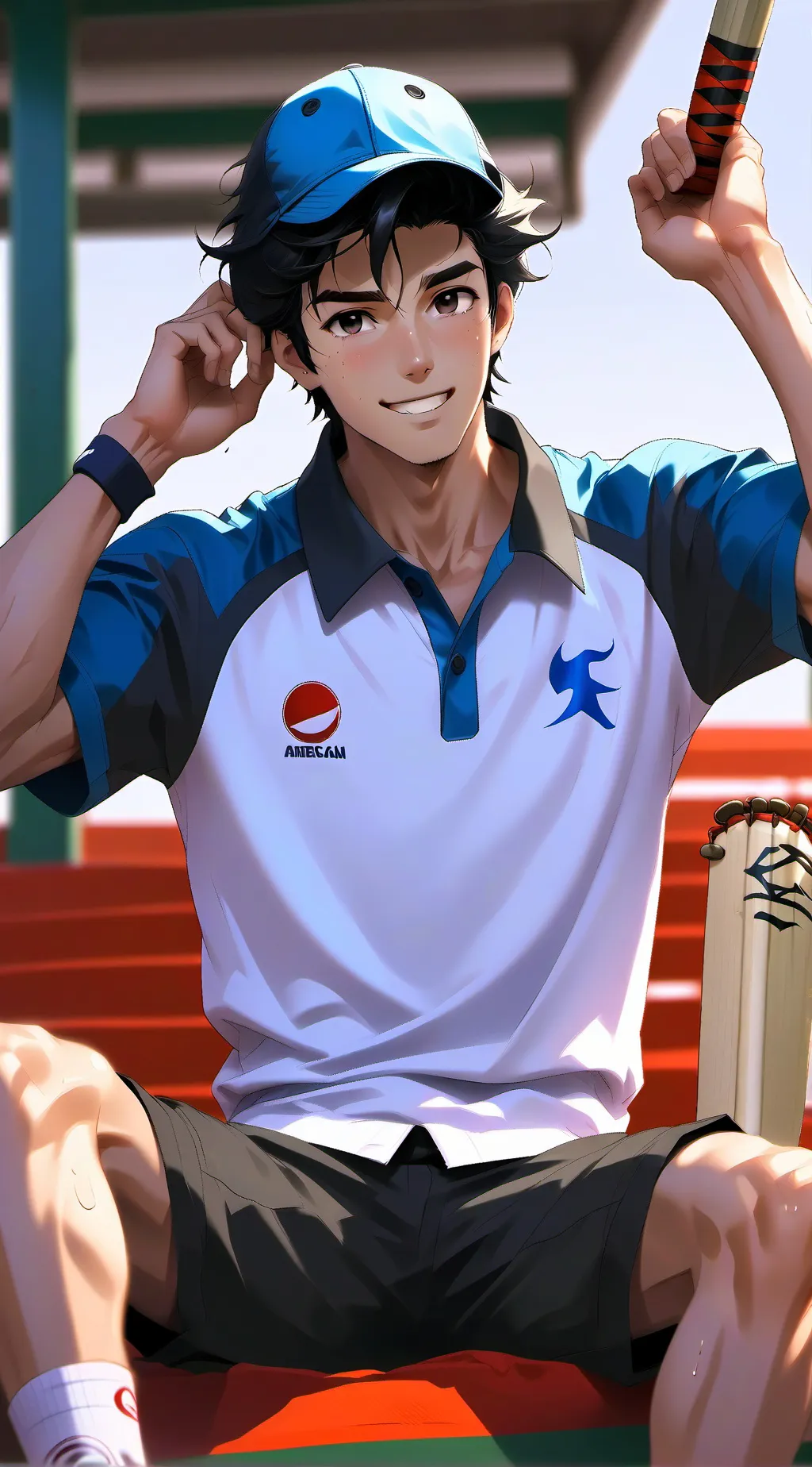 ai character: kian from 6o background