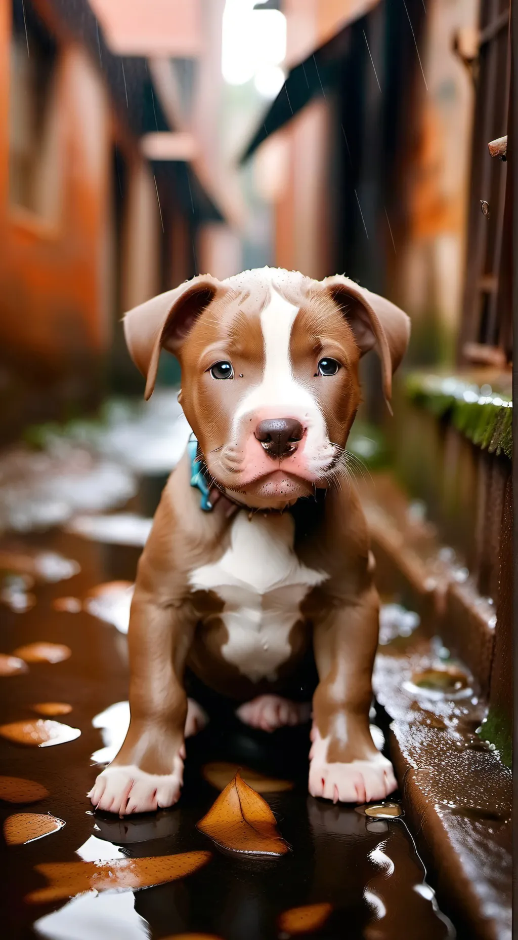 ai character: abandoned pittie background