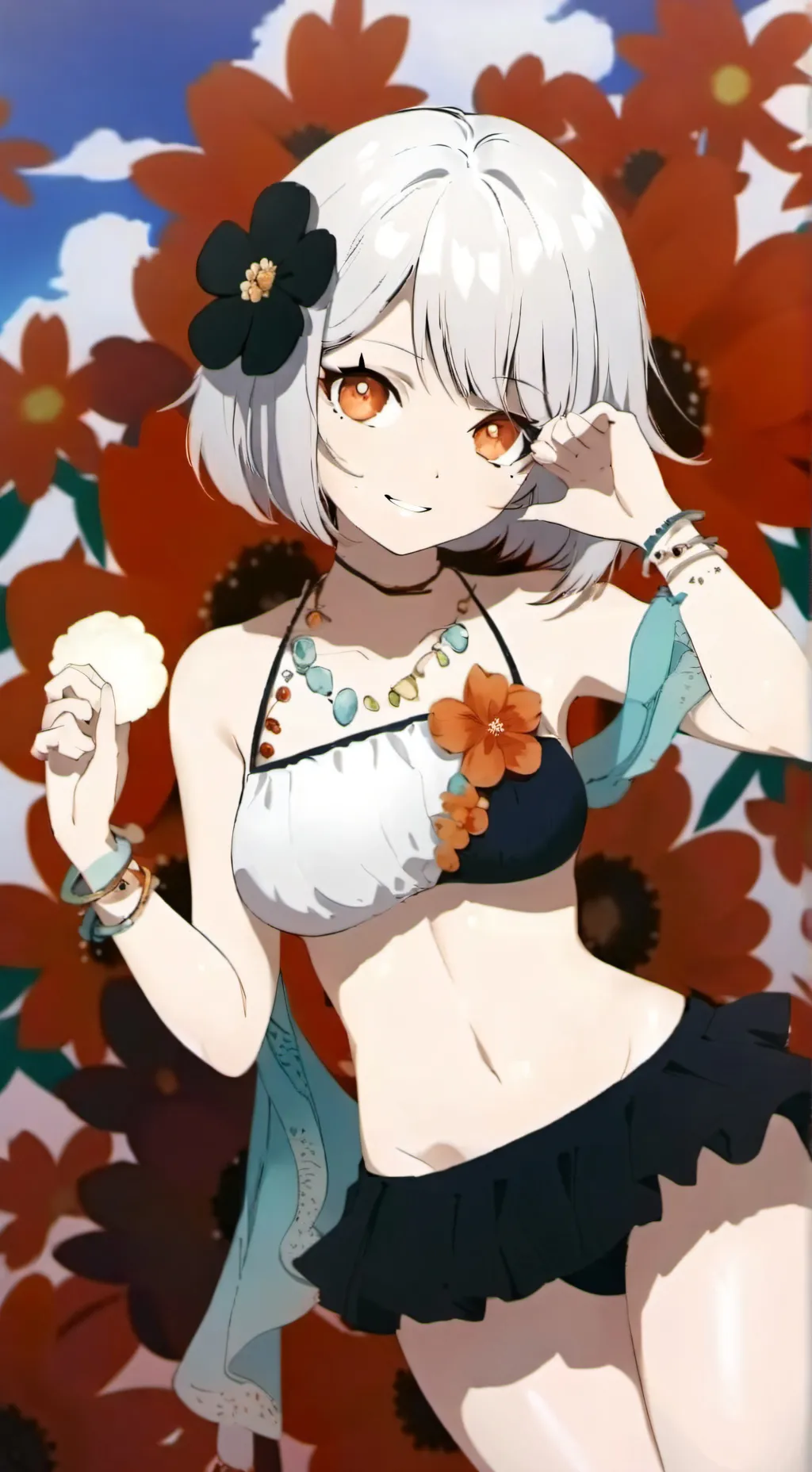 ai character: ☀️ Summer ☀️ background