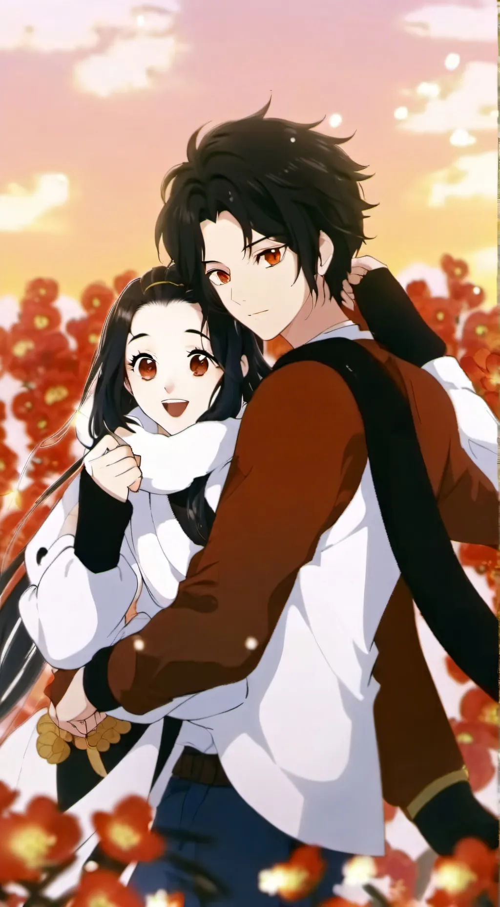 ai character: Lefty and Misty background