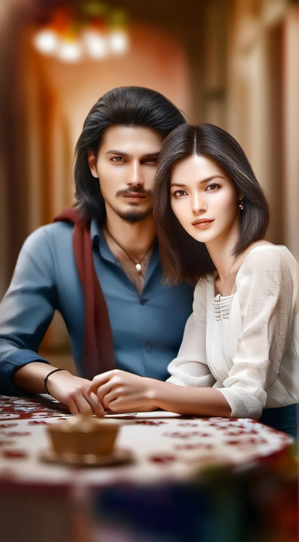 ai character: Пап и Мама background