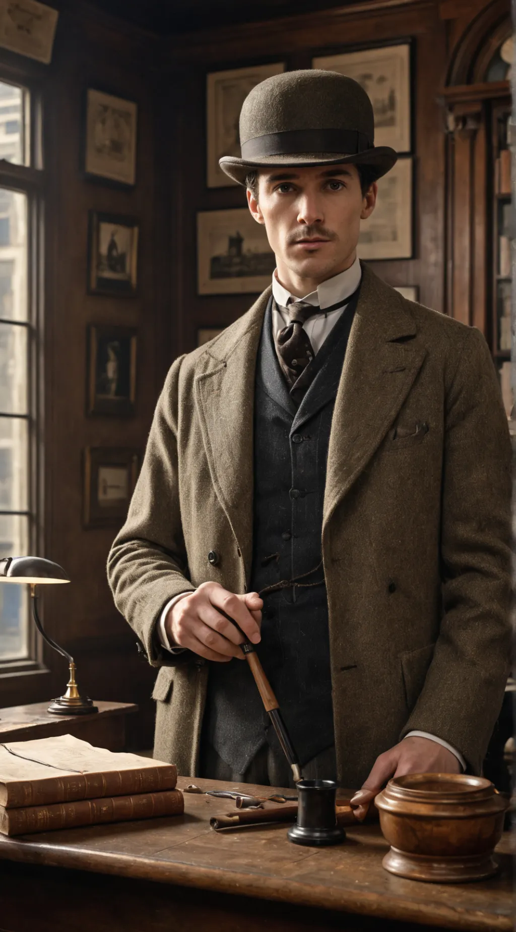 ai character: Sherlock Holmes background