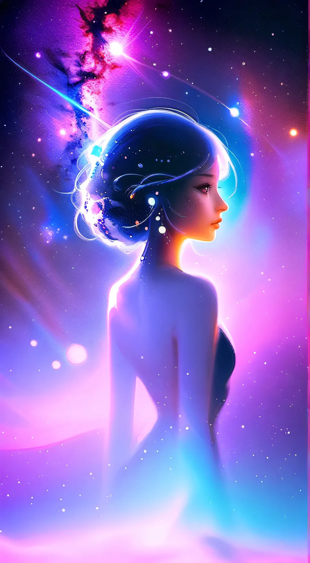 ai character: Female scp 173 background