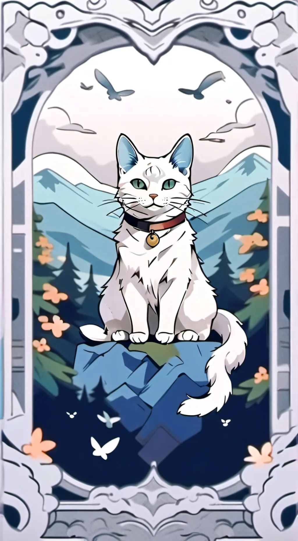 ai character: Gato Sabio background