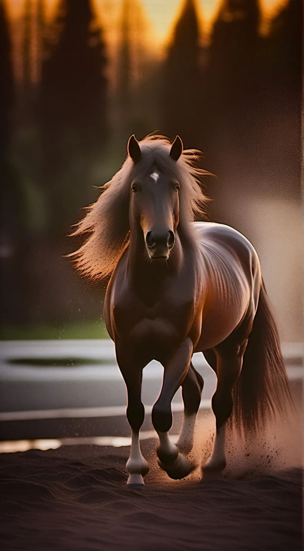 ai character: Horse background