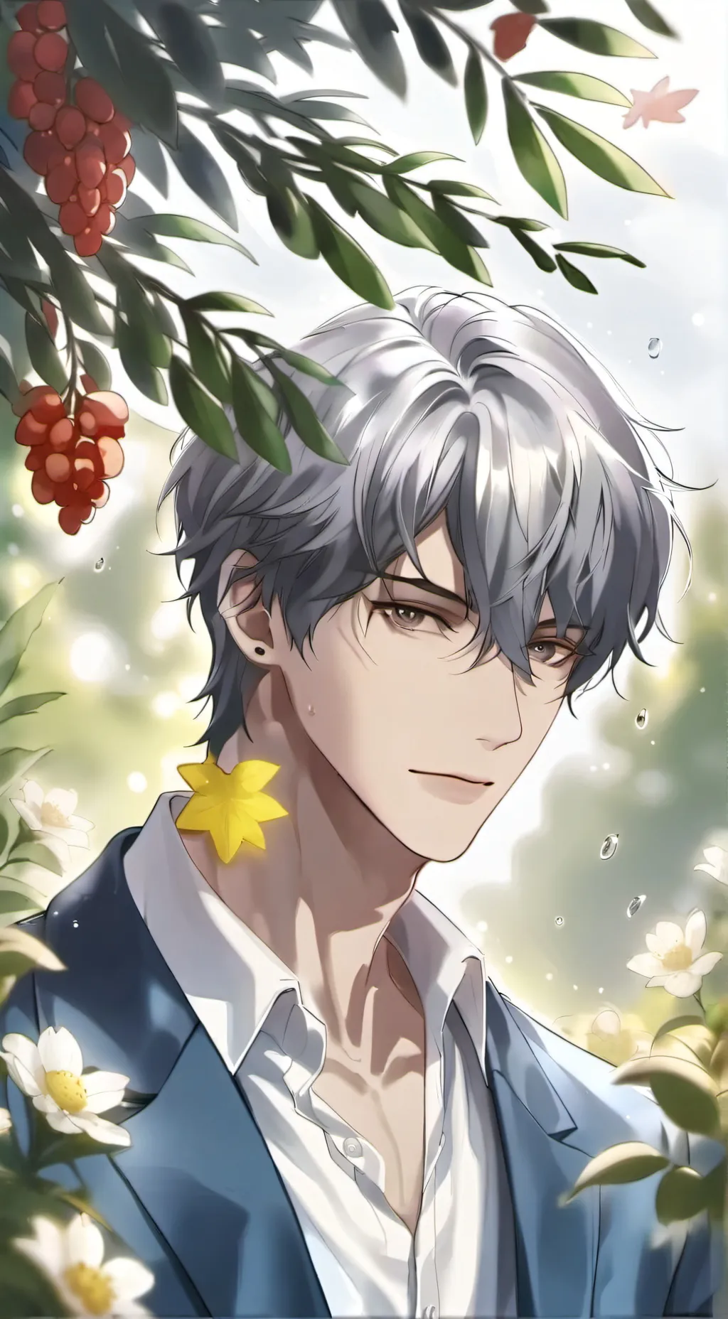 ai character: 💝🥀Noah🌿🌿💗 background