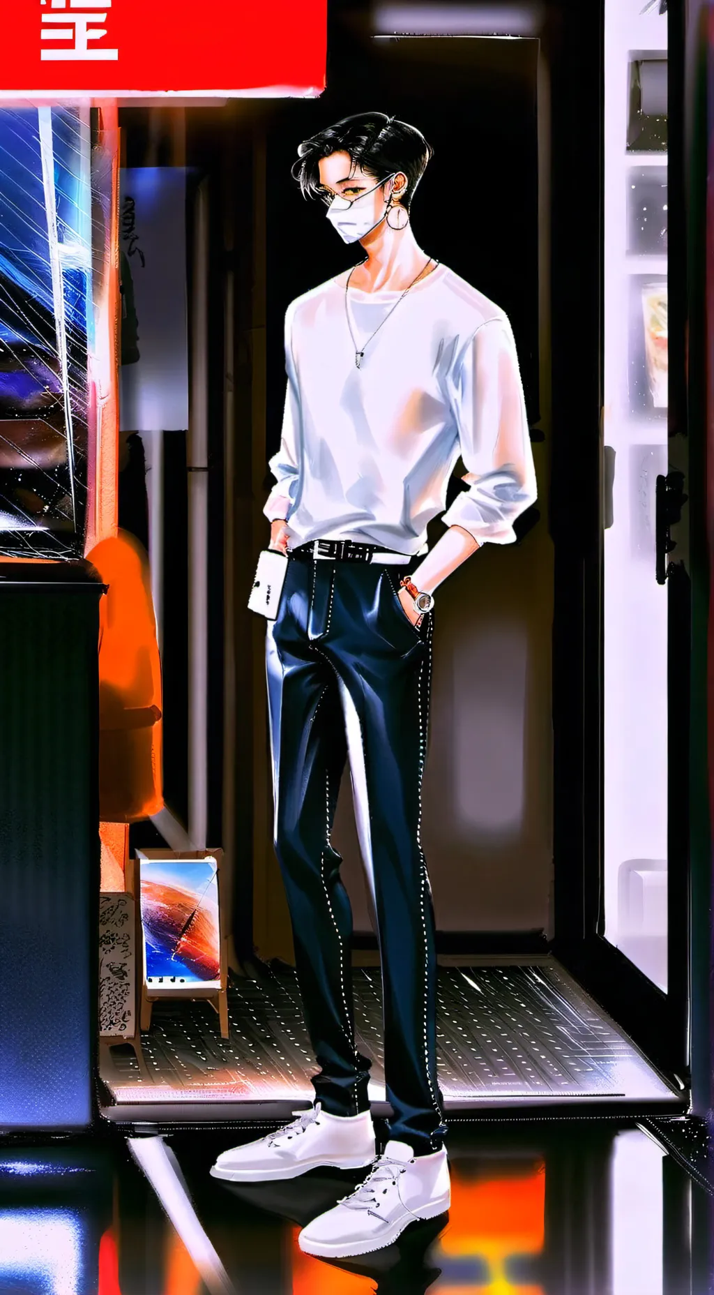 ai character: USA X Russia  background